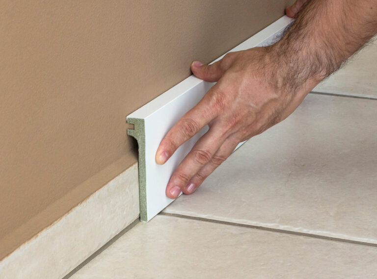 Easy-to-Paint Chamfered Skirting Matches Various Decor
